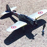 1/72 scale Ki-43 in French markings.