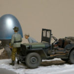 Stranger in the desert diorama - parts and figures