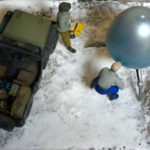 Stranger in the desert diorama - parts and figures