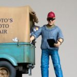 Arii 1/32 scale 1957 Daihatsu Midget - rescaled to 1/35